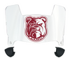 Alabama A&M Bulldogs Mini Football Helmet Visor Shield w/ Clips - PICK VISOR & LOGO COLOR