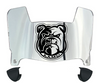 Alabama A&M Bulldogs Mini Football Helmet Visor Shield w/ Clips - PICK VISOR & LOGO COLOR