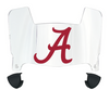 Alabama Crimson Tide Mini Football Helmet Visor Shield w/ Clips - PICK VISOR & LOGO COLOR