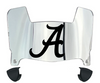 Alabama Crimson Tide Mini Football Helmet Visor Shield w/ Clips - PICK VISOR & LOGO COLOR