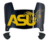 Alabama State Hornets Mini Football Helmet Visor Shield w/ Clips - PICK VISOR & LOGO COLOR