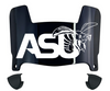 Alabama State Hornets Mini Football Helmet Visor Shield w/ Clips - PICK VISOR & LOGO COLOR