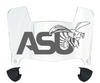 Alabama State Hornets Mini Football Helmet Visor Shield w/ Clips - PICK VISOR & LOGO COLOR
