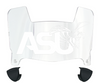 Alabama State Hornets Mini Football Helmet Visor Shield w/ Clips - PICK VISOR & LOGO COLOR