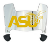 Alabama State Hornets Mini Football Helmet Visor Shield w/ Clips - PICK VISOR & LOGO COLOR