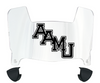 Alabama A&M Bulldogs Mini Football Helmet Visor Shield w/ Clips - PICK VISOR & LOGO COLOR