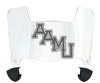Alabama A&M Bulldogs Mini Football Helmet Visor Shield w/ Clips - PICK VISOR & LOGO COLOR