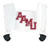 Alabama A&M Bulldogs Mini Football Helmet Visor Shield w/ Clips - PICK VISOR & LOGO COLOR
