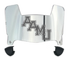 Alabama A&M Bulldogs Mini Football Helmet Visor Shield w/ Clips - PICK VISOR & LOGO COLOR