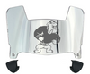 Alabama A&M Bulldogs Mini Football Helmet Visor Shield w/ Clips - PICK VISOR & LOGO COLOR
