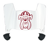 Alabama A&M Bulldogs Mini Football Helmet Visor Shield w/ Clips - PICK VISOR & LOGO COLOR