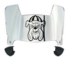 Alabama A&M Bulldogs Mini Football Helmet Visor Shield w/ Clips - PICK VISOR & LOGO COLOR