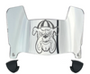 Alabama A&M Bulldogs Mini Football Helmet Visor Shield w/ Clips - PICK VISOR & LOGO COLOR