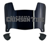 Alabama Crimson Tide Mini Football Helmet Visor Shield w/ Clips - PICK VISOR & LOGO COLOR