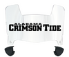 Alabama Crimson Tide Mini Football Helmet Visor Shield w/ Clips - PICK VISOR & LOGO COLOR