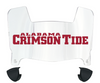 Alabama Crimson Tide Mini Football Helmet Visor Shield w/ Clips - PICK VISOR & LOGO COLOR