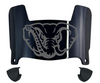 Alabama Crimson Tide Mini Football Helmet Visor Shield w/ Clips - PICK VISOR & LOGO COLOR