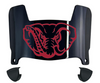 Alabama Crimson Tide Mini Football Helmet Visor Shield w/ Clips - PICK VISOR & LOGO COLOR