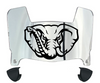 Alabama Crimson Tide Mini Football Helmet Visor Shield w/ Clips - PICK VISOR & LOGO COLOR