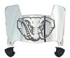 Alabama Crimson Tide Mini Football Helmet Visor Shield w/ Clips - PICK VISOR & LOGO COLOR