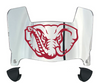 Alabama Crimson Tide Mini Football Helmet Visor Shield w/ Clips - PICK VISOR & LOGO COLOR