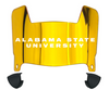 Alabama State Hornets Mini Football Helmet Visor Shield w/ Clips - PICK VISOR & LOGO COLOR