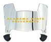 Alabama State Hornets Mini Football Helmet Visor Shield w/ Clips - PICK VISOR & LOGO COLOR