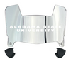 Alabama State Hornets Mini Football Helmet Visor Shield w/ Clips - PICK VISOR & LOGO COLOR
