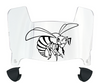 Alabama State Hornets Mini Football Helmet Visor Shield w/ Clips - PICK VISOR & LOGO COLOR