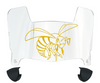Alabama State Hornets Mini Football Helmet Visor Shield w/ Clips - PICK VISOR & LOGO COLOR