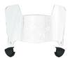 Alabama State Hornets Mini Football Helmet Visor Shield w/ Clips - PICK VISOR & LOGO COLOR