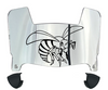 Alabama State Hornets Mini Football Helmet Visor Shield w/ Clips - PICK VISOR & LOGO COLOR