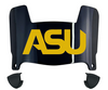 Alabama State Hornets Mini Football Helmet Visor Shield w/ Clips - PICK VISOR & LOGO COLOR