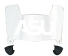Alabama State Hornets Mini Football Helmet Visor Shield w/ Clips - PICK VISOR & LOGO COLOR