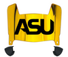 Alabama State Hornets Mini Football Helmet Visor Shield w/ Clips - PICK VISOR & LOGO COLOR