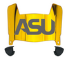 Alabama State Hornets Mini Football Helmet Visor Shield w/ Clips - PICK VISOR & LOGO COLOR
