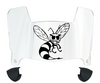 Alabama State Hornets Mini Football Helmet Visor Shield w/ Clips - PICK VISOR & LOGO COLOR