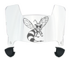 Alabama State Hornets Mini Football Helmet Visor Shield w/ Clips - PICK VISOR & LOGO COLOR