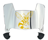 Alabama State Hornets Mini Football Helmet Visor Shield w/ Clips - PICK VISOR & LOGO COLOR