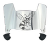 Alabama State Hornets Mini Football Helmet Visor Shield w/ Clips - PICK VISOR & LOGO COLOR