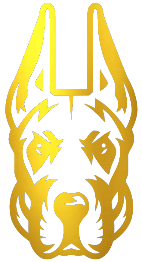 Albany Great Danes GOLD CHROME MIRROR Team Logo Premium DieCut Vinyl Decal PICK SIZE