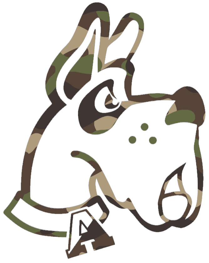 Albany Great Danes Woodland Camo Camouflage Retro Throwback Logo Premium DieCut Vinyl Decal PICK SIZE