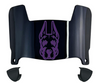 Albany Great Danes Mini Football Helmet Visor Shield w/ Clips - PICK VISOR & LOGO COLOR