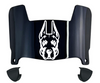 Albany Great Danes Mini Football Helmet Visor Shield w/ Clips - PICK VISOR & LOGO COLOR