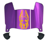 Albany Great Danes Mini Football Helmet Visor Shield w/ Clips - PICK VISOR & LOGO COLOR