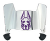 Albany Great Danes Mini Football Helmet Visor Shield w/ Clips - PICK VISOR & LOGO COLOR