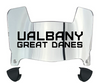 Albany Great Danes Mini Football Helmet Visor Shield w/ Clips - PICK VISOR & LOGO COLOR
