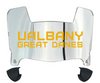 Albany Great Danes Mini Football Helmet Visor Shield w/ Clips - PICK VISOR & LOGO COLOR