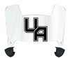 Albany Great Danes Mini Football Helmet Visor Shield w/ Clips - PICK VISOR & LOGO COLOR