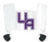 Albany Great Danes Mini Football Helmet Visor Shield w/ Clips - PICK VISOR & LOGO COLOR